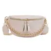 Hilo de Bordar Nuevo Cross2023 en Bolsa Bolso de Mujer Moda Bolso Cruzado de Cintura Cadena Casual Estilo Coreano Calle Bolso de Pecho
