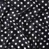 Tela de Satén con Lunares en Stock, Tela Estampada de Lunares, Accesorios para el Cabello, Tela para Forro de Ropa, Tela de Satén Brillante Imitación Seda