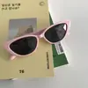 Óculos de Sol Retro Cat-Eye Europeus e Americanos Transfronteiriços para Mulheres, Modernos e Únicos para Sessões de Fotos na Rua, Proteção UV, Estilo Doce e Descolado