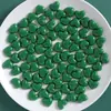 Accesorios de Resina Adornados Rojo y Verde Navideño Pegamento de Crema Casero Material para Pasador de Pelo Agujero Zapatos Imán de Refrigerador