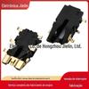 PJ-3013-6P Placa de Pia Áudio de Alta Qualidade Soquete 3.5mm Base Fêmea para Headset Chanfrada Conector de Pé Curvo Banhado a Ouro