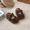 Zapatos Peludos para Niñas 2025 Invierno Nuevos Zapatos para Niños Zapatos de Algodón de Princesa para Niñas Forro de Felpa de Algodón Doble Zapatos Gorro para Bebé