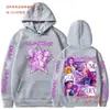 Moletom com Capuz Gráfico Harajuku Kpop Caçador de Demônios Mirarumizoeyhuntrix Estampado