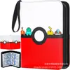 Amazon Custom Libro de Cartas Pokemon Bolsa de Cosméticos para Cartas Láser 9 Compartimentos Libro de Cartas de Cuero Eevee Libro de Cartas de Hojas Sueltas