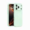 Capa de Celular de Silicone 14Promax com Furo Fino e Lã para Capa de Celular Apple 12 Borda Reta Fosca Macia Embalada