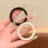 Elástico de cabelo para rabo de cavalo alto para mulheres, alta elasticidade e durável, elástico de cabelo tipo fio de telefone, estilo coreano, elástico de cabelo sem costura, acessório de cabelo elástico