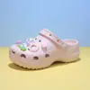 Flotador para Bebé Llorando Sin Logo Agujero de Nube Zapatos de Verano para Mujer Estilo Nuevo Slip-on Aumentador de Altura para Mujer Antideslizantes a Prueba de Olor Zapatos con Agujeros