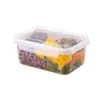 Lonchera de Picnic con Hebilla Única y Tapa, Caja de Conservación de Grado Alimenticio, Caja Portátil para Almacenamiento de Alimentos, Sellada al Vacío para Uso al Aire Libre