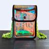 Estilista Moda Tendência Corrente Acrílica com Bolsa Transparente Colorida de Tesouras com Capa para Kit Transversal de Cabeleireiro