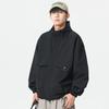 Jaqueta corta-vento com capuz de alta qualidade da marca de tendência outono/inverno 2024, casaco jaqueta antipoluição, à prova de óleo e repelente à água, jaqueta para amantes de workwear (