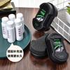 Lustrador de zapatos cepillo para zapatos esponja integrada zapatos zapatos de cuero sin lavado incoloro artefacto abrillantador cera para zapatos negro descontaminación mantenimiento cera para zapatos