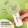 Nuevo Ventilador de Mano Portátil Chuangyun Mini de Tres Velocidades con Batería de Litio Carga Panda Ventilador Pequeño Simple Venta al por Mayor