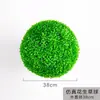Eucalipto Artificial Bola de Grama Milan Plástico Bola Redonda Planta Verde Pendurada na Parede Interior Shopping Center Supermercado Decoração de Teto