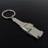 Fabricante en stock regalo pequeño práctico Llavero forma de Cola Logo de Coche abridor de botellas nuevo patrón láser