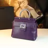 Bolsa de Ombro de Couro Vintage para Mulheres, Novo Modelo 2026, Bolsa Transversal de Luxo Leve com Design Elegante em Couro Genuíno Embelezado com Diamantes