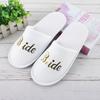 Pantuflas Desechables Novia Dama de Honor Hotel Fiesta de Boda Brillo Dama de Honor en Inglés