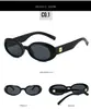 Gafas de sol ovaladas estilo ojo de gato 2025 con un toque de alta gama, protección solar, protección UV, gafas de sol estilo Ruth para mujer con un toque de alta gama