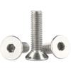 Tornillo de cabeza hexagonal de acero inoxidable 304, tornillo de cabeza avellanada hexagonal, DIN7991, tornillo de copa plana M2M3-M6