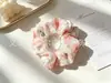Goma para el pelo elegante de fábrica para niña, scrunchie coreano estilo perezoso, liga para el pelo de gasa, cuerda para el pelo, scrunchie