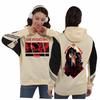 Sudadera con capucha para pareja de talla grande con forro polar de Amazon, sudadera con capucha y empalme transfronterizo, Berserk Sword Wind Legend