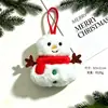 Novo Pingente de Decoração de Árvore de Natal Homem de Gengibre Boneco de Neve Papai Noel Meias Brinquedo de Pelúcia Decoração de Festival