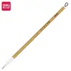 Plumín Pincel Blanco Nube Reforzado Deli Hw150-S/M/L, Pelo Mixto, Pequeño (Amarillo) (Cepillo Individual) - Nube Blanca Premium, Adecuado para Caligrafía y Pintura