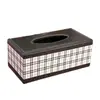 Caja de Papel de Cuero Multifuncional con Compartimentos de Almacenamiento, Artefacto Organizador de Escritorio, Estilo Moderno y Sencillo, Logo Personalizable
