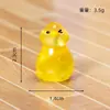Enfeites de Micro Paisagem Pato Luminoso Casa Carro Jardinagem Resina Artesanato DIY Pequenos Enfeites Decorativos
