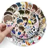 50 Pegatinas de Detective Conan Versión Q Anime Cómic Japonés Creativas Impermeables Decorativas Guka Pegatinas para Celular Libreta