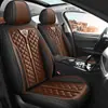 Cojines para asiento de coche de cobertura completa en stock, asientos individuales y dobles de la primera fila, juego completo para coches de cinco plazas, cojines de asiento de cuero, adecuados para todas las estaciones