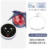 Pulsera de plata esterlina 990 pura Sansheng Sanshi, cadena de cuentas de la suerte para mujer, regalo de San Valentín, regalo de cumpleaños para niñas