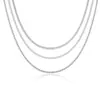 Estilo Bohemio Transfronterizo Europeo y Americano Cadena Plana Apilada Gargantilla Europea y Americana Moda Femenina de Moda Cadena de Metal con Forma de Hoja Collar