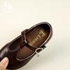 Novos Sapatos de Couro com Solado Macio Estilo Coreano para Meninas Pequenas Verão 2026, Sapatos de Princesa Modernos e Versáteis, Sapatos Individuais Estilo Escolar para Crianças