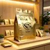 Sacos Personalizados para Embalagem de Alimentos com Logo, Sacos Metalizados a Vácuo para Nozes de Betel, Sacos Autoportantes Autosselantes Huangjing de Folha de Alumínio à Prova de Umidade e Antioxidação