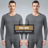 Traje de Ropa Interior Térmica Gruesa con Forro Polar para Hombre Invierno Cuello Redondo Base Ropa Interior Talla Grande Mediana Edad y Jóvenes