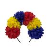 Cross-border Novo Natal Headwear Halloween Flor Cabelo Faixa Tecido Flor Festa Vestido Adereços Guirlanda