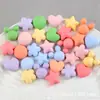 Materiais de Doces, Cola de Creme, Acessórios de Resina Coloridos, Estrelas de Cinco Pontas, Corações, Flores de Cinco Pétalas, Capas de Celular, Acessórios de Cabelo DIY, Presilhas