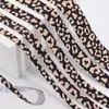 Venta al por mayor de fábrica de cinta de sarga acanalada con estampado de leopardo e impresión a una cara, Accesorios para prendas de vestir, Decoración decorativa para embalaje de regalos