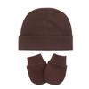 Conjunto de Gorro y Manoplas para Bebé Gorro para Recién Nacidos para Niños Niñas Gorro de Algodón para Bebés