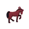 Pony de PVC Accesorios para Joyería DIY Broche Pin Desmontable Decorativo Regalo de Competición Ecuestre Decoración de Mochila Fiesta