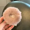 Ligas de Pelo de Felpa Coreanas para Otoño e Invierno, Diademas de Pelo de Piel Sintética de Visón Que No Dañan el Cabello, Cuerdas para el Cabello, Pinzas de Pelo Esponjosas, Scrunchies