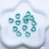 Contas de cerâmica vidrada em formato de coração contas soltas para colar pulseira pingente joias tecidas à mão acessórios diy