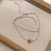 Collar de Cuentas Anulares, Diseño de Nicho, Versátil, Personalizable, Gama Alta, Moderno, Collar de Cadena para Clavícula para Mujer