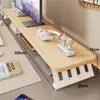 Soporte elevador para computadora de escritorio soporte para monitor base para pantalla de visualización estante de escritorio de oficina