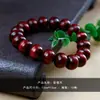 Atacado do Fabricante Pulseira de Contas de Ábaco Rosa Negra 15mm Pulseira de Contas de Buda para Homens e Mulheres Joia de Rosário Pulseira de Presente