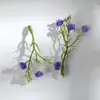 L Flores artificiais de plástico estilo gipsofila para guirlandas de cabelo DIY, acessórios para roupas, arranjos florais para casamentos e adereços para fotografia.