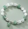 Pulsera de Ópalo para mujer pulsera azul marino pulsera de luz de luna gris pulsera de cristal natural pulsera ins Pulsera elegante versátil