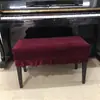 Funda de Tela de Terciopelo para Banco de Piano Cubierta Protectora a Prueba de Polvo para Piano Funda Larga para Banco Cubierta para Taburete de Maquillaje