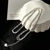 Colar Europeu e Americano Transfronteiriço com Coroa Pequena Vazada com Banho de Ouro 24K, Corrente de Alta Qualidade que Preserva a Cor, Corrente de Clavícula Fashion de Luxo Leve, Atacado do Fabricante