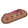 Mantel de Mesa con Forma Especial de Dibujo Animado Lindo Hello Kitty para Uso Doméstico, Antideslizante y Resistente a las Manchas, Mantel Decorativo Lindo, Alfombrilla para Ratón y Teclado, Se Puede Enviar en Nombre de Otros